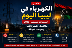 الكهرباء في ليبيا اليوم