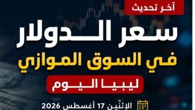 سعر الدولار في السوق الموازي ليبيا اليوم